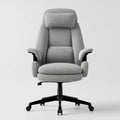 Ergonomischer Bürostuhl, mit Stoffbezug, Farbe: hellgrau