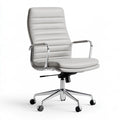 Ergonomischer Bürostuhl, mit Kunstlederbezug, Farbe: grau